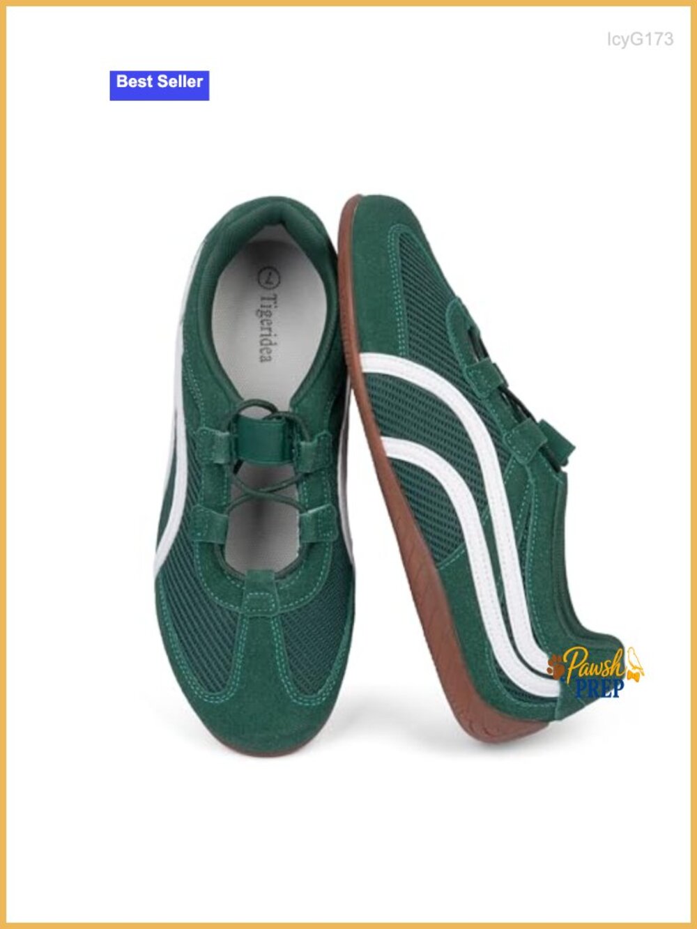 Women's Mary Jane Fashion Sneakers - Retro Lace-Up Slip-On Shoes with Rubber